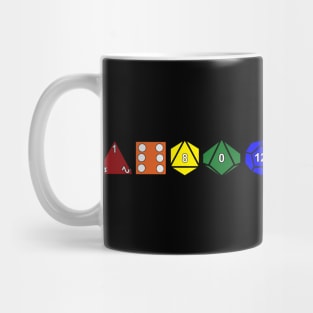 Gay Pride Polyhedrals Mug